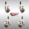Service Caster 3 Inch 316SS High Temp Glass Filled Nylon 7/8 Inch Stem Caster Brake SCC, 2PK SCC-SS316EX20S314-GFNSHT-2-TLB-2-78 - alternate 2